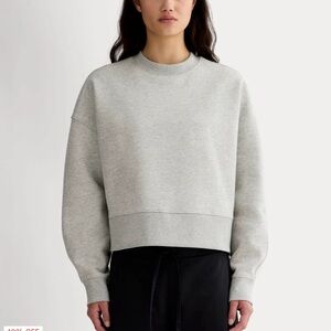Everlane Luxe Fleece Cropped Sweatshirt
